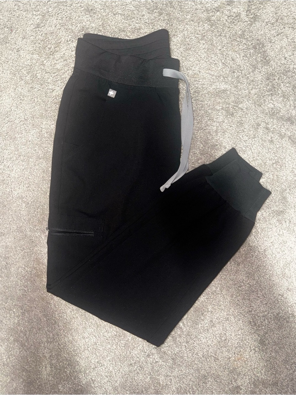 FIGS Zamora High Rise Jogger Scrub Pants Women’s S/P Black